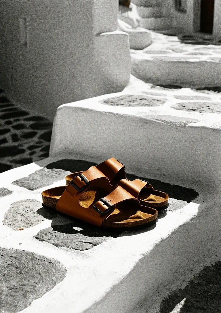 Shadows on Greek stone